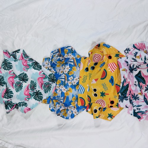 Pet dog hawaiian shirts - pet, t
